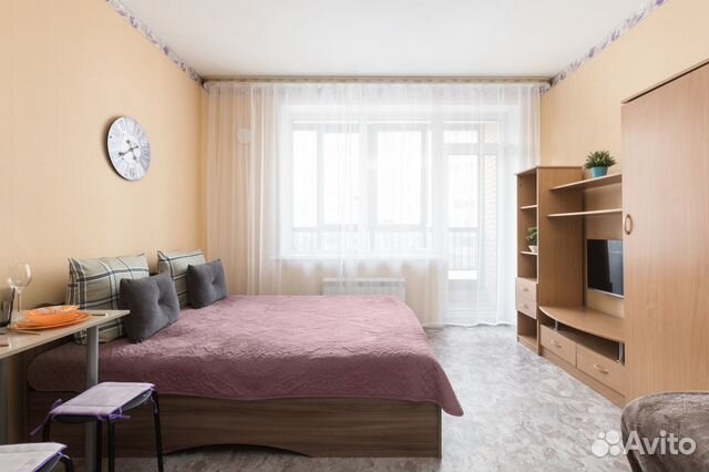 

Квартира-студия, 30 м², 4 кровати