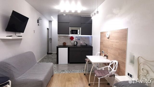 

Квартира-студия, 23 м², 2 кровати