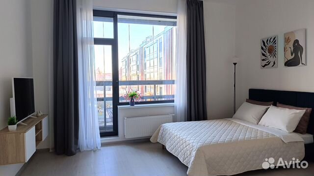 

Квартира-студия, 27 м², 2 кровати