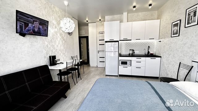 

Квартира-студия, 27 м², 2 кровати