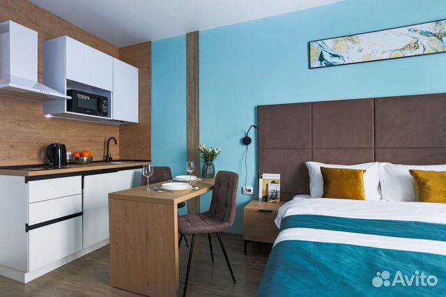 

Квартира-студия, 24 м², 2 кровати