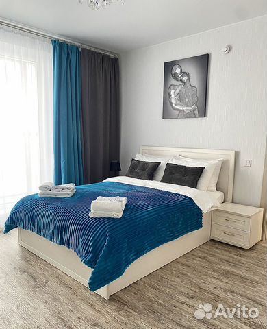 

1-к. квартира, 44 м², 3 кровати