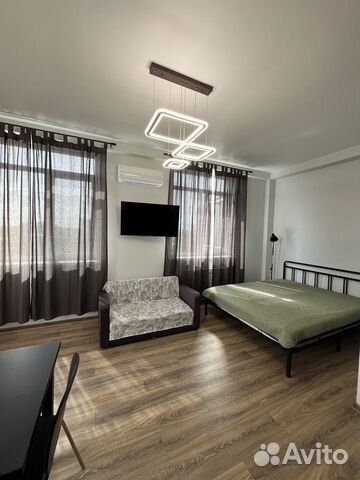 

Квартира-студия, 36 м², 2 кровати