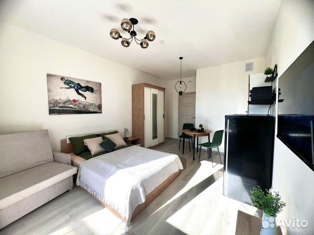 

Квартира-студия, 30 м², 1 кровать