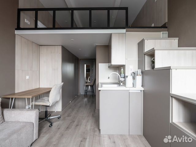 

Квартира-студия, 32 м², 2 кровати