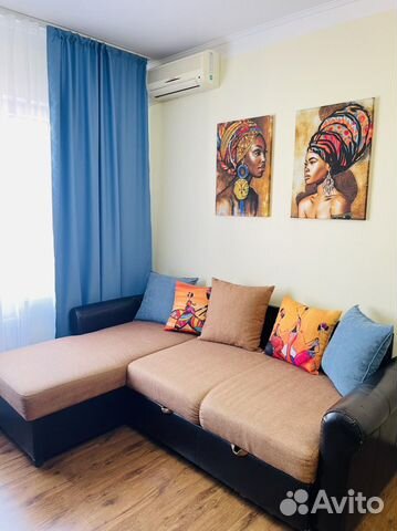 

1-к. квартира, 45,7 м², 2 кровати