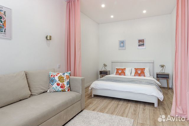 

1-к. квартира, 40 м², 2 кровати