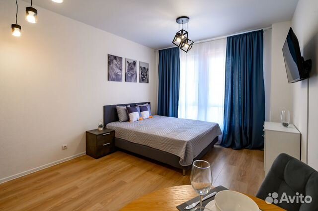 

Квартира-студия, 28 м², 1 кровать