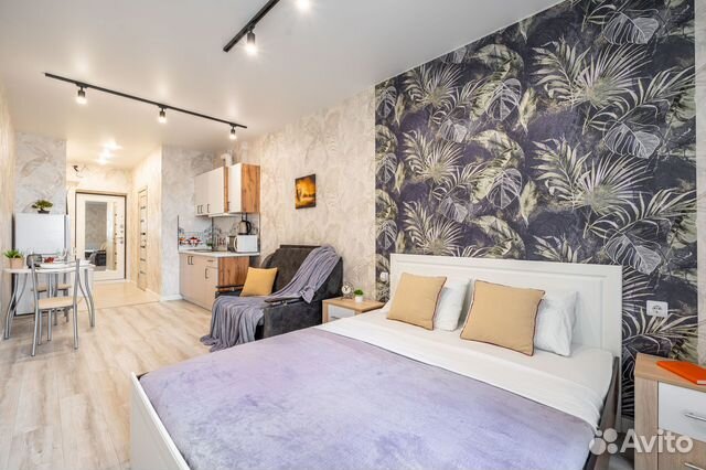 

Квартира-студия, 35 м², 2 кровати