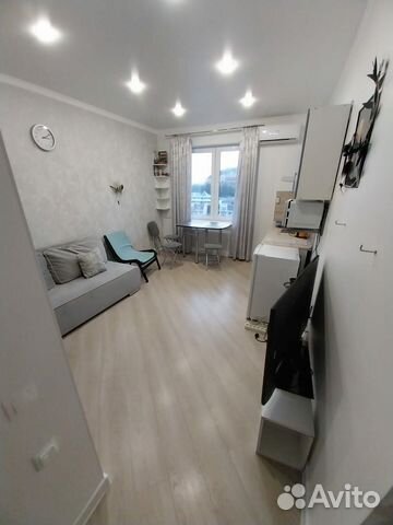 

Квартира-студия, 27 м², 2 кровати