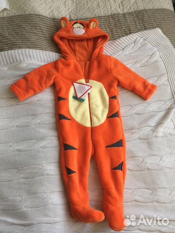 Комбинезон тигренок Mothercare, 6-9 мес Комбинезон тигренок Mothercare, 6-9 мес