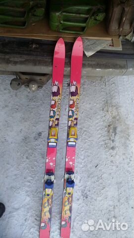 Лыжи горные детские 130см
