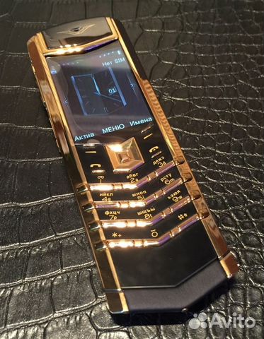 Vertu Signature S Design Steel Gold