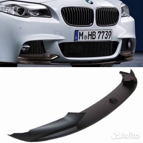 Спойлер M Performance переднего М бампера BMW F10