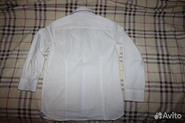 Белая рубашка Zara (128)