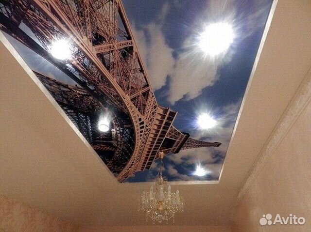Натяжной потолок с фотопечатью