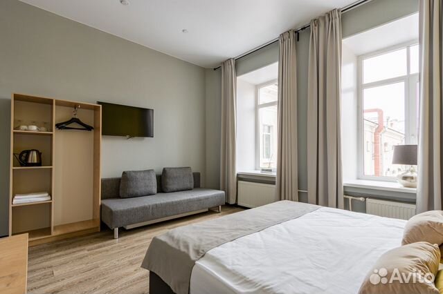 

Квартира-студия, 20 м², 2 кровати