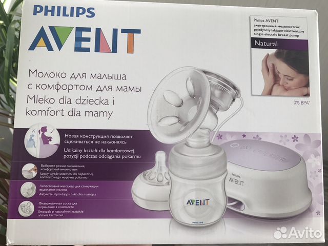 Молокоотсос Электронный Philips Avent серия Natura