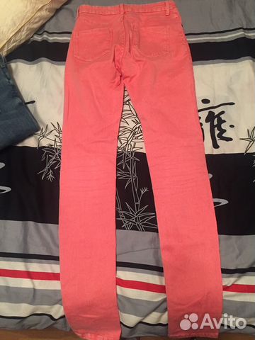 Розовые джинсы Topshop Розовые джинсы Topshop