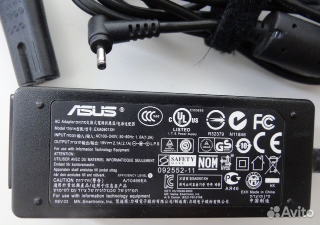 Блок Питания ноутбука Asus Eee PC 1008P