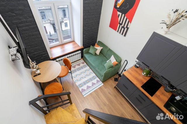

Квартира-студия, 18 м², 2 кровати