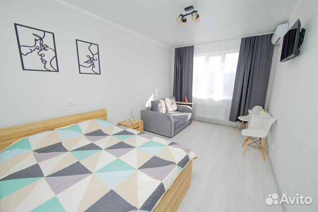 

1-к. квартира, 42 м², 2 кровати