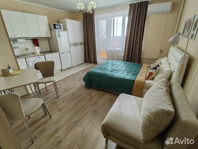 

Квартира-студия, 27 м², 2 кровати