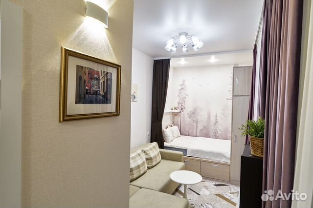 

Квартира-студия, 26 м², 2 кровати