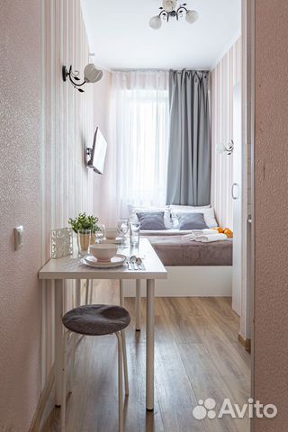 

Квартира-студия, 17 м², 1 кровать