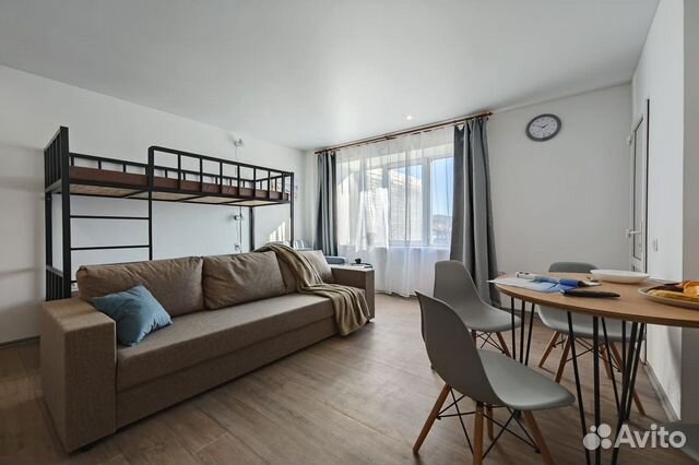 

Квартира-студия, 40 м², 4 кровати