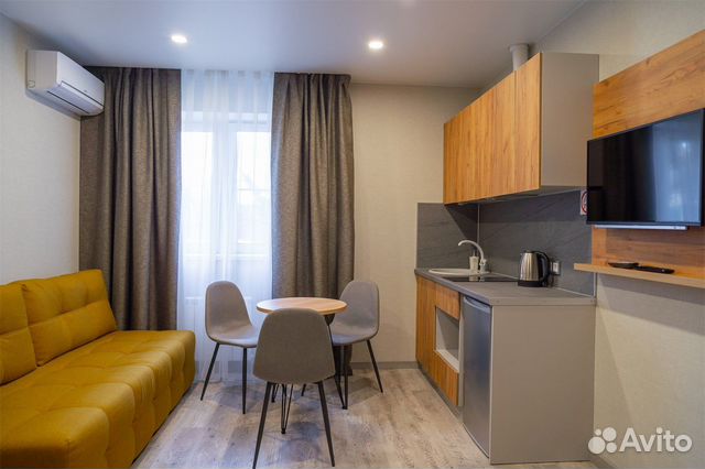 

1-к. квартира в апарт-отеле, 41 м², 2 кровати