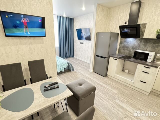 

Квартира-студия, 35 м², 2 кровати