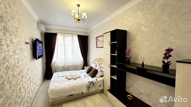 

1-к. квартира, 50 м², 2 кровати