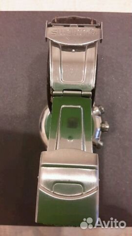 Часы Swatch Irony кварцевые б/у + красный кожаный Часы Swatch Irony кварцевые б/у + красный кожаный