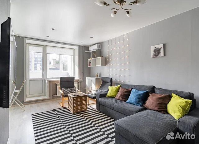 

Квартира-студия, 35 м², 2 кровати