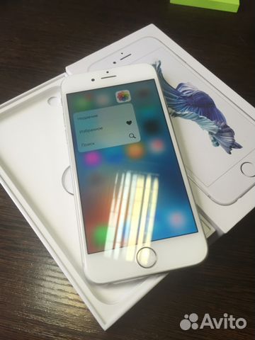 83822222333 iPhone 6s 64gb silver б/у