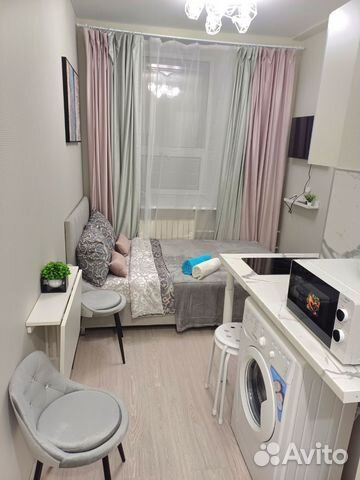 

Квартира-студия, 15 м², 1 кровать