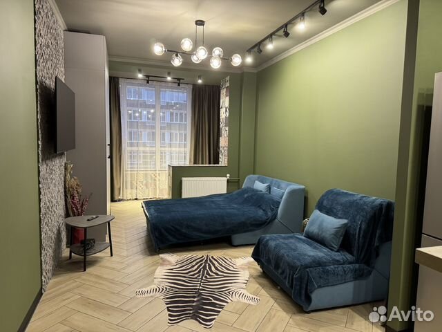 

Квартира-студия, 37 м², 2 кровати