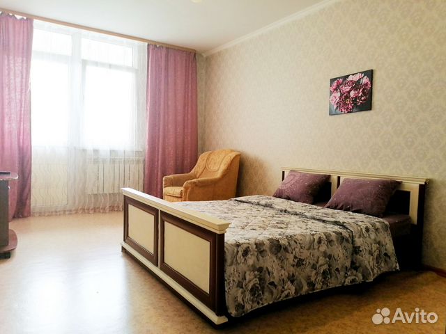 

1-к. квартира, 46 м², 2 кровати