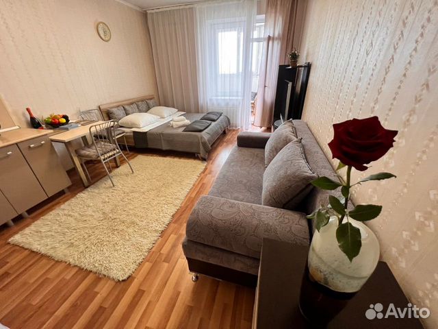 

Квартира-студия, 38 м², 2 кровати