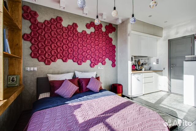 

Квартира-студия, 20 м², 2 кровати