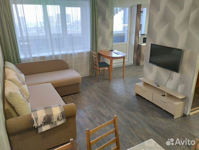 

1-к. квартира, 52 м², 2 кровати