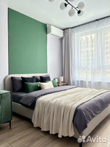 

1-к. квартира, 37,5 м², 2 кровати