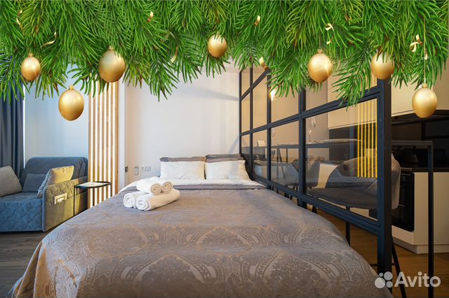 

Квартира-студия, 29 м², 1 кровать