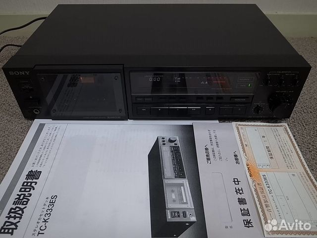 Кассетная дека sony TC-K333ES Кассетная дека sony TC-K333ES