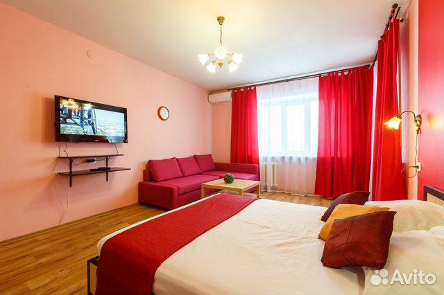 

1-к. квартира, 50 м², 2 кровати