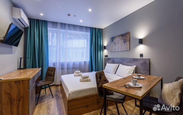 

Квартира-студия в апарт-отеле, 18 м², 1 кровать