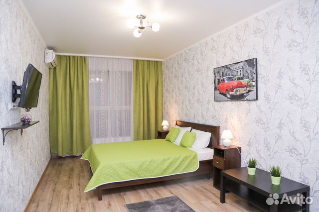 

1-к. квартира, 42 м², 2 кровати