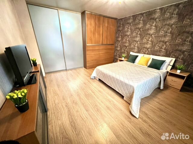 

1-к. квартира, 55 м², 2 кровати