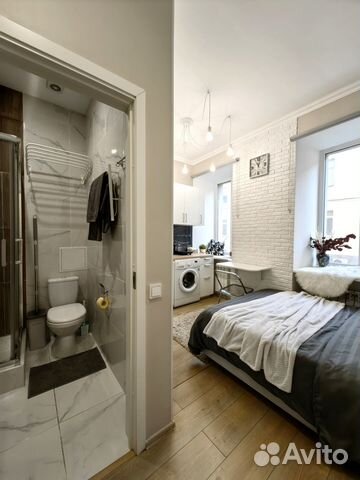 

Квартира-студия, 15 м², 1 кровать